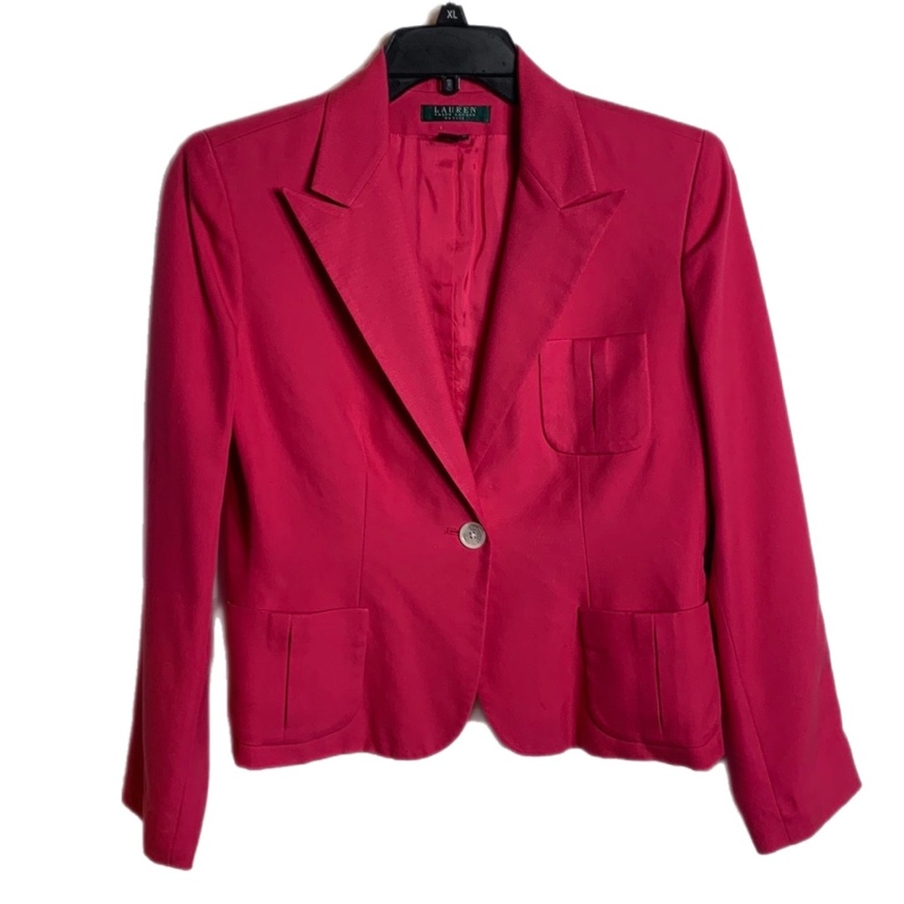 Lauren Ralph Lauren Pink Jacket/Blazer size 12P business casual career
